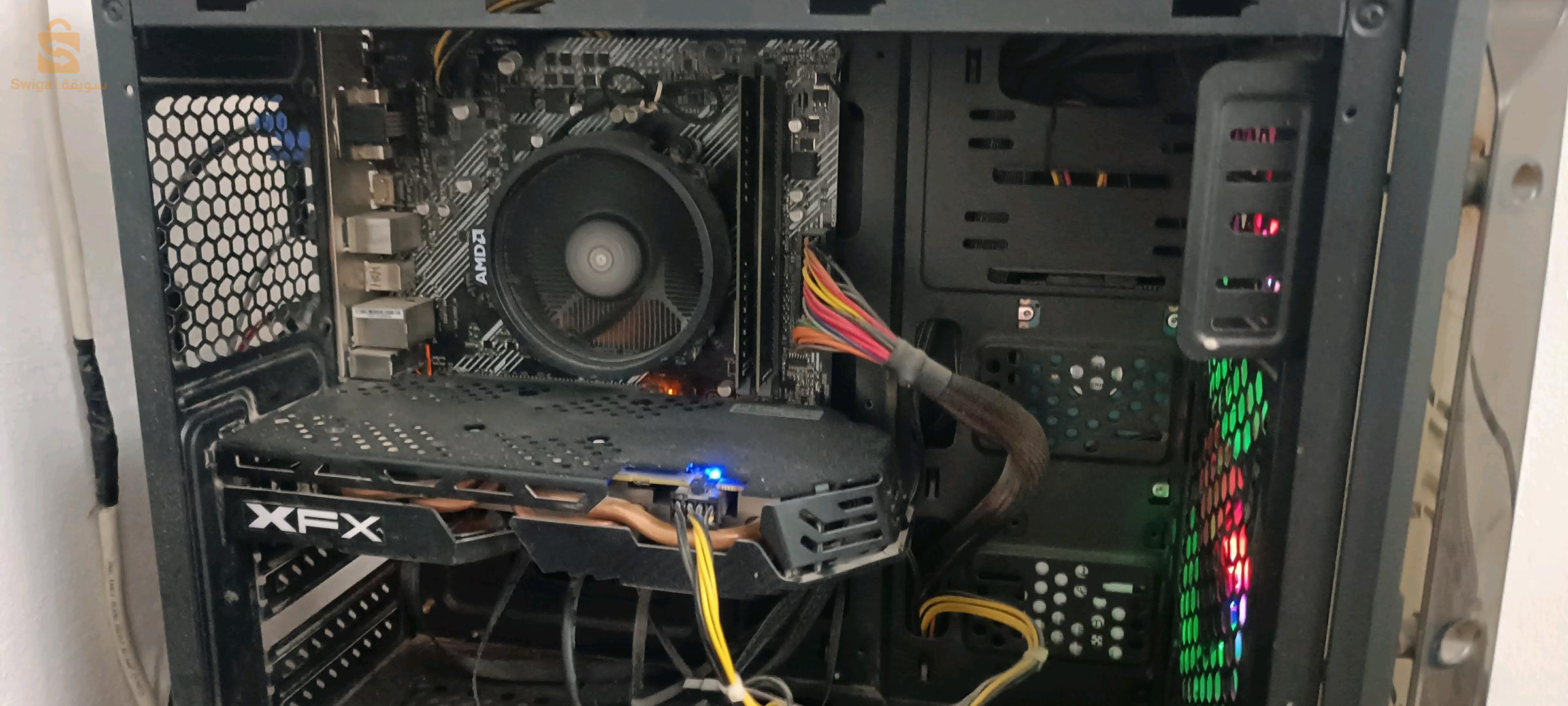 full pc gamer rayzen 5 3600 rx 590 8gb vram 16gb ram 1tb ssd