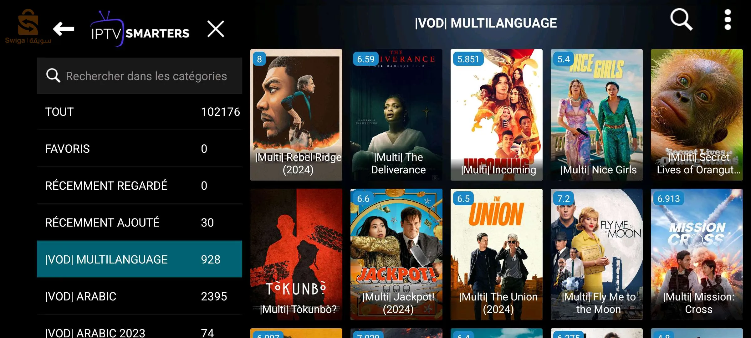 IPTV touts les chaînes sans exception