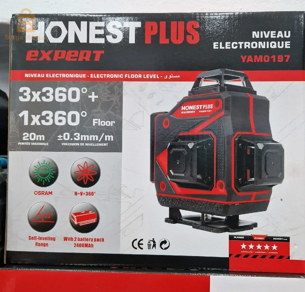 Niveau laser honest plus 4D /16 lignes