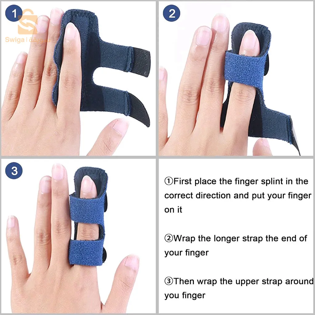 Adjustable finger splint