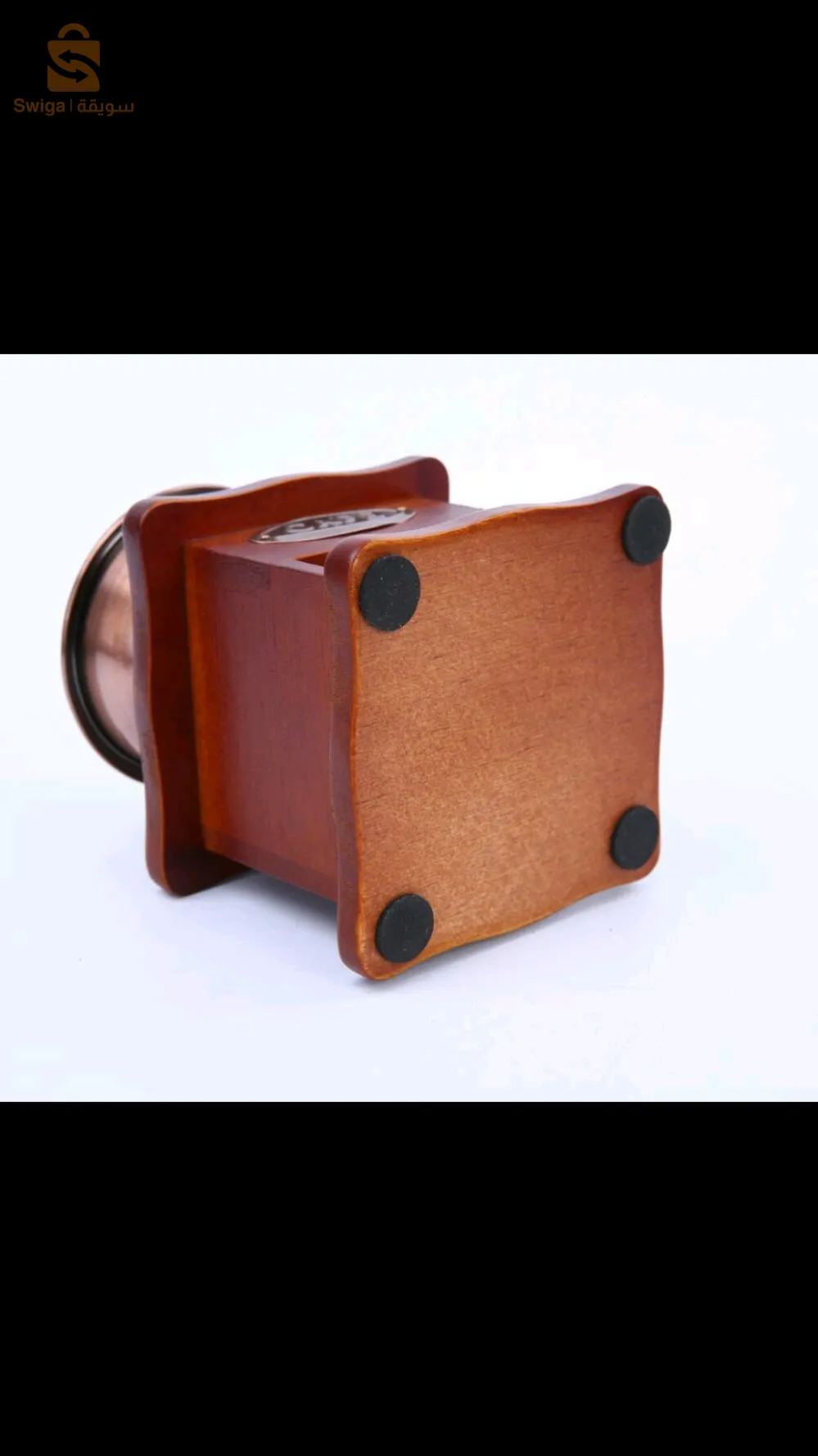 مطحنة القهوة اليدوية الخشبية الكلاسيكية العتيقة