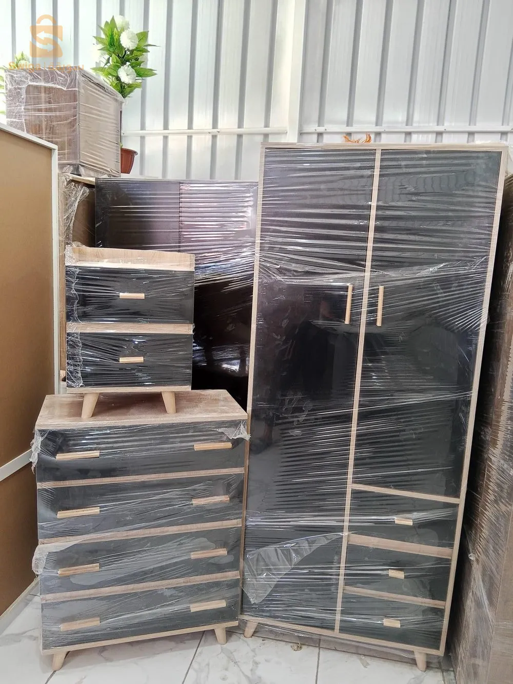 armoire 3et 2 milamin bon qualité