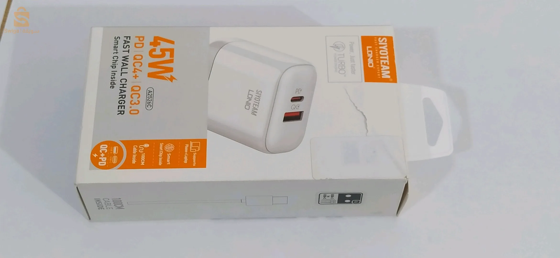 🟢 CHARGEUR LDNIO 45W USB + Type -c TURBO CHARGE