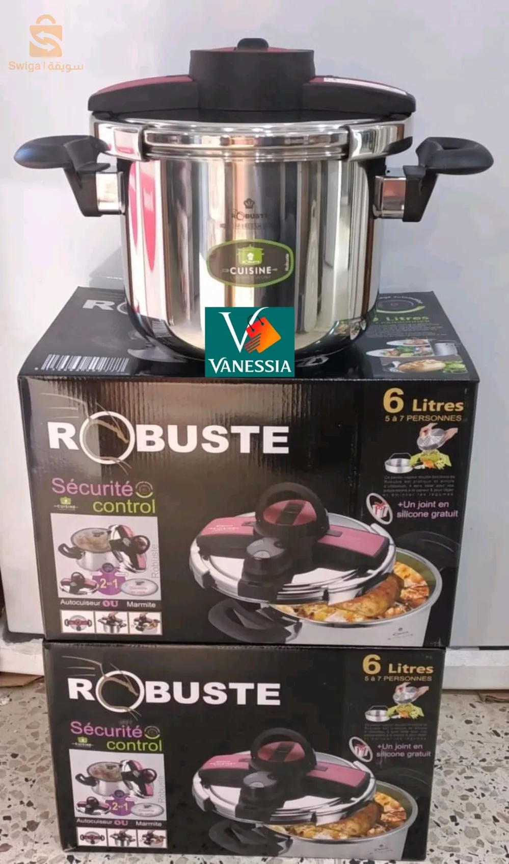 Cocotte 2en1 marque robuste 6L