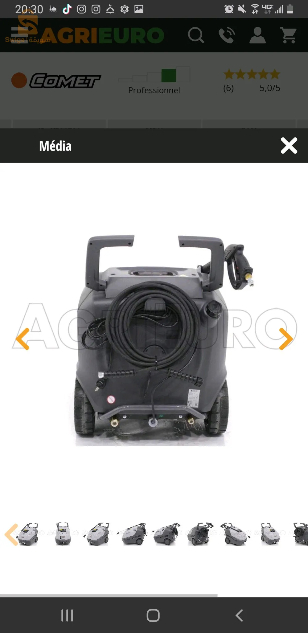 nettoyeur haut pression chaude et froid neuf et très bon état 10sur 10 jamais utilisé