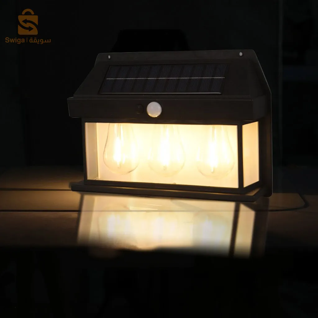 Previous
Next
Triple Lanterne Vintage Bougie, nouvelle lampe murale à induction solaire