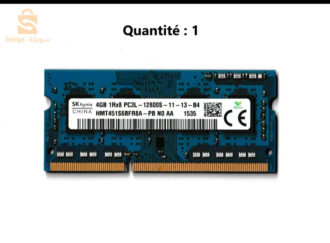 Ram neuf 4gb laptop ddr3