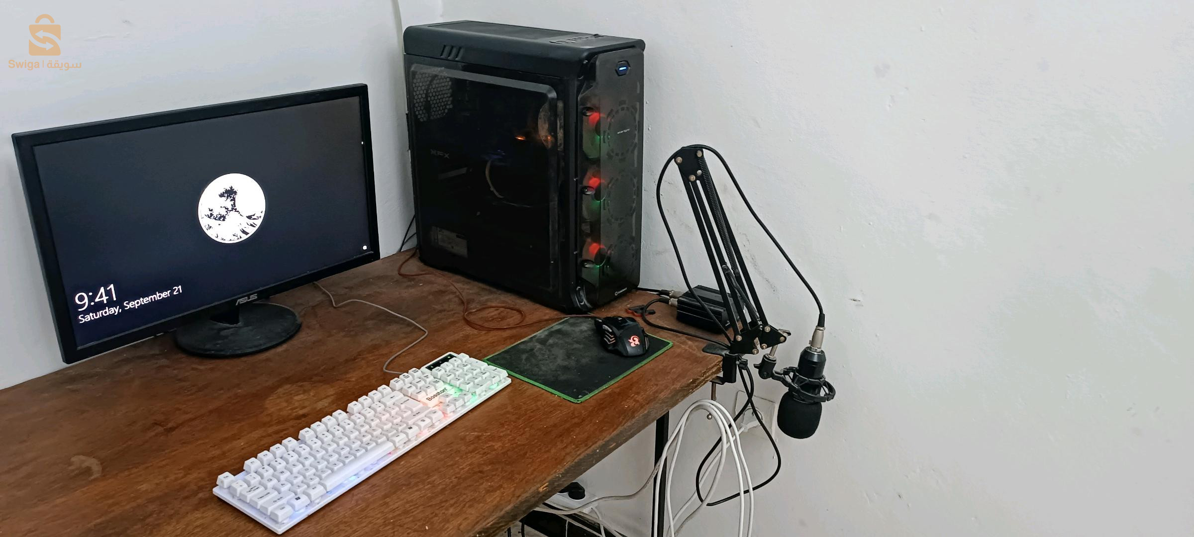 full pc gamer rayzen 5 3600 rx 590 8gb vram 16gb ram 1tb ssd