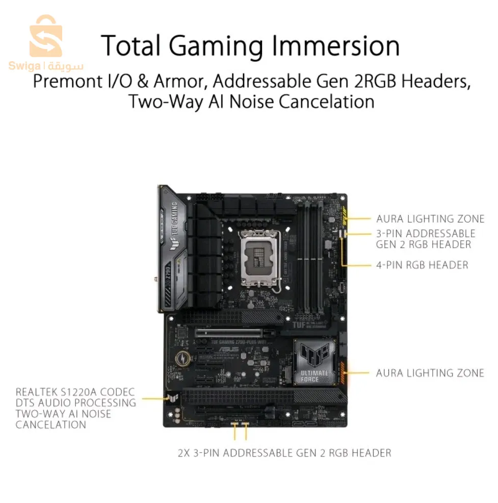 carte mére ASUS TUF GAMING Z790 PLUS WIFI DDR5