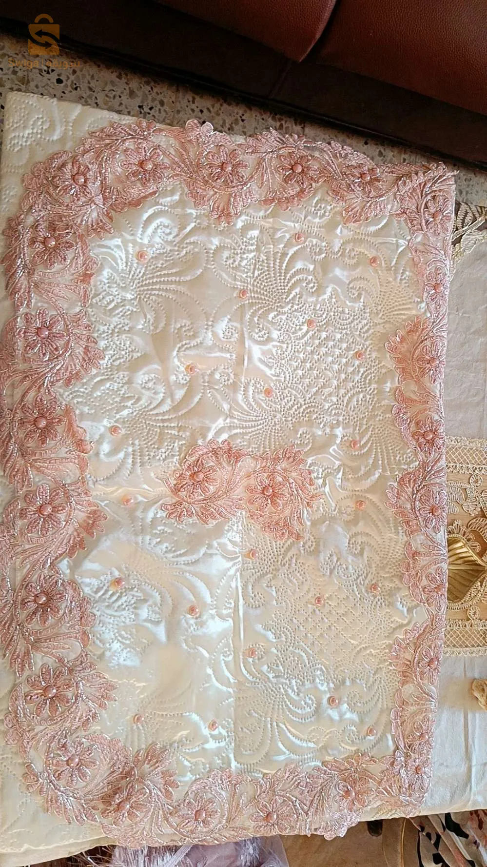 طقم حمام عروس متكون من 12 قطعه جديد لم يستخدم من قبل