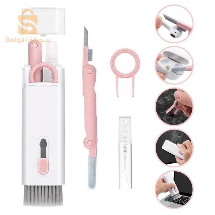 Kit de Nettoyage 7in1 Multifonction avec extracteur de Touches - مجموعة تنظيف 7 في 1 متعددة الوظائف