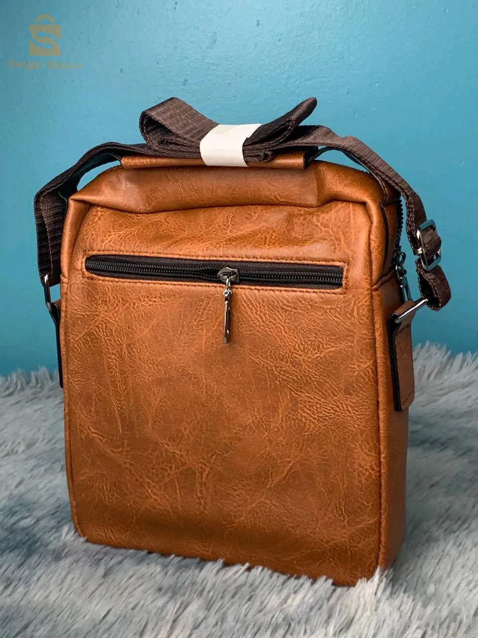 "Waterproof leather Jeep saddlebag."