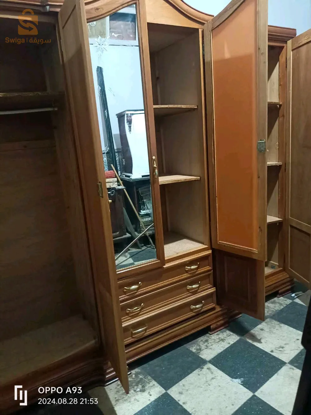 armoire bois rouge 1choix