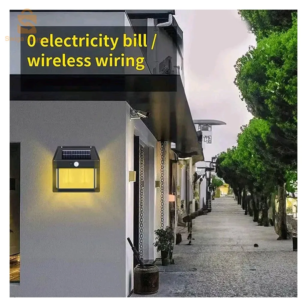 Double Lanterne Vintage Bougie, nouvelle lampe murale à induction solaire