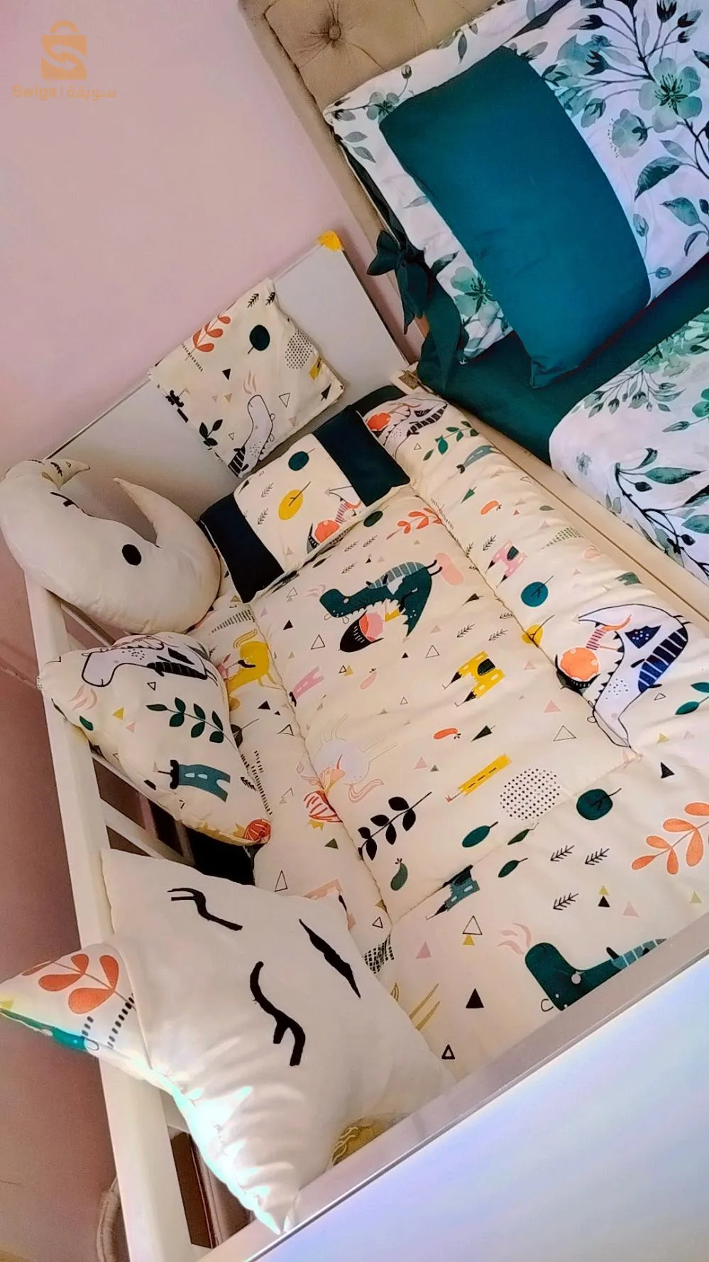 طقم بيبي 6 قطع بسعر التخفيض مرحبا بالجميع