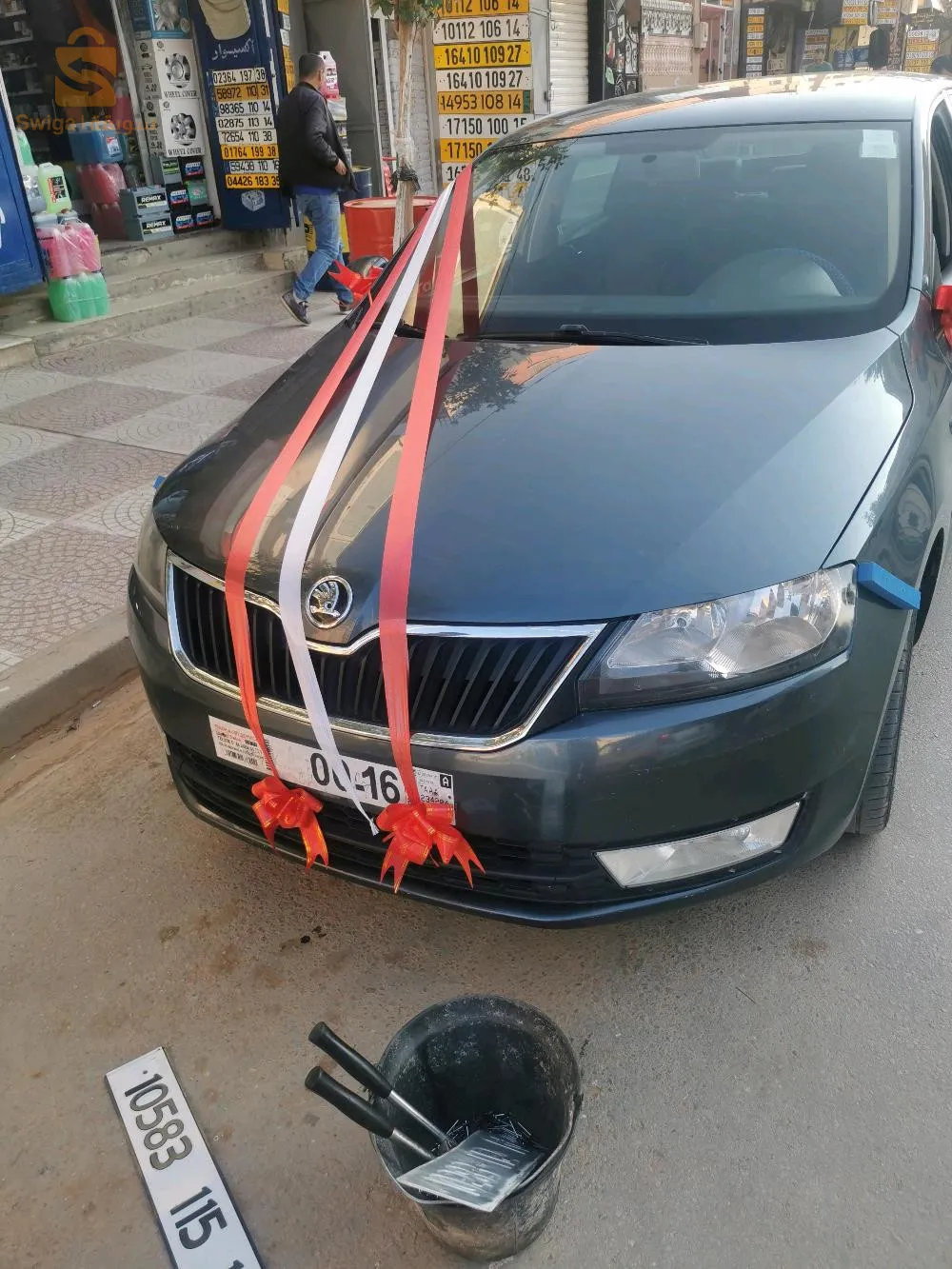 سكودا ربيد 2015 ماشية 330كلم مازوت كلش فيها معاود جديد سيارة نظيفة مفيهاش صبيغة ساوموني ب 260 شاري يعيط