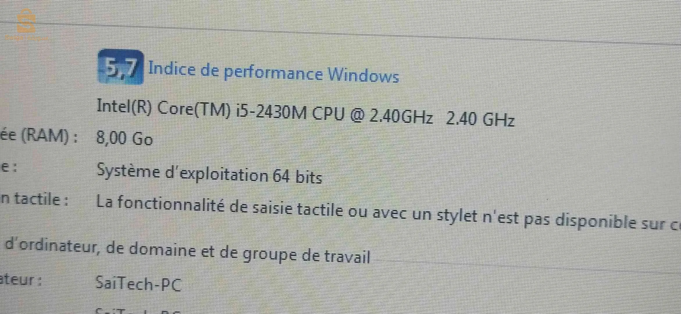 🟢 PC MEDION 🇩🇪 Core i5_2 Gn /8 Go / 500 Go/ 15.6"/ NVIDIA
