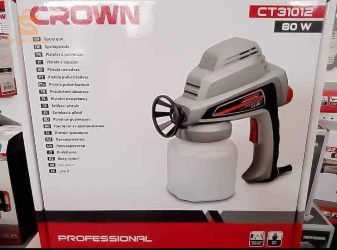 Pistolet à peinture électrique crown