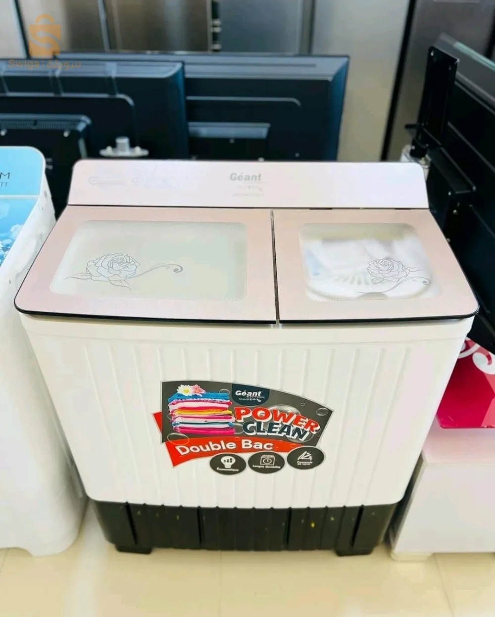 Machine a laver geant 12kg 😍😱 double bac🔥🔥🔥