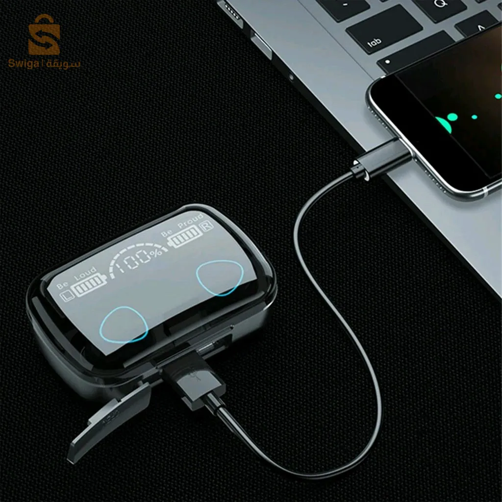 Ecouteurs Sans Fil M10 Stéréo Bluetooth 5.1 avec Powerbank