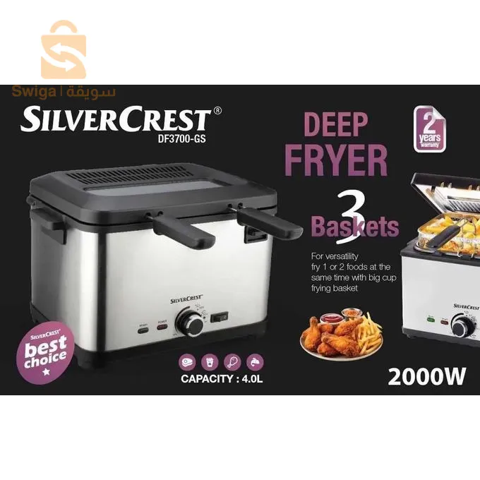 Friteuse SilverCrest DF3700-GS