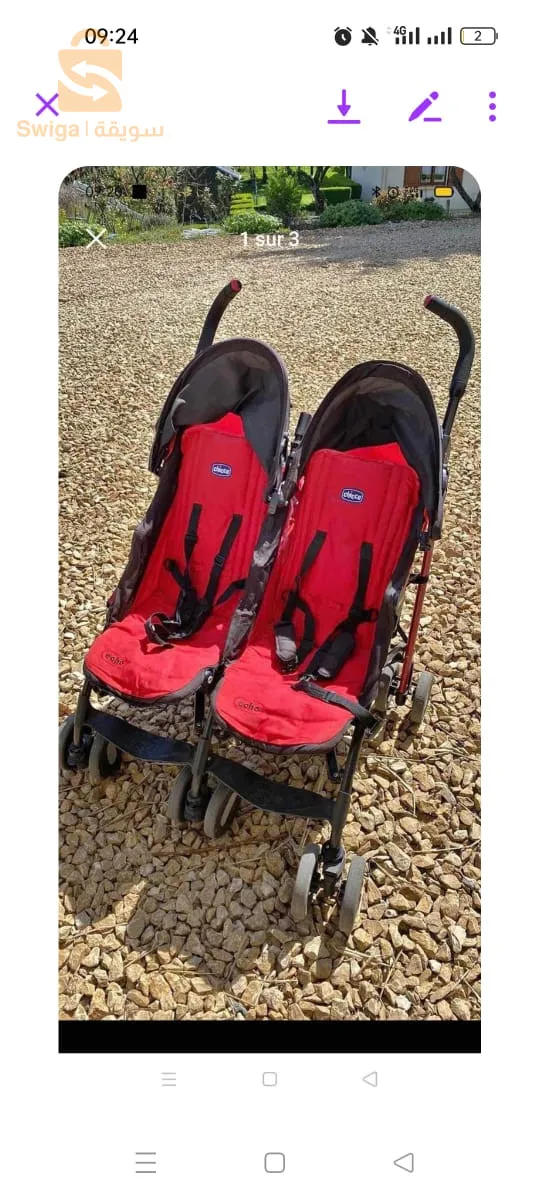 poussette pour bébé jumeaux