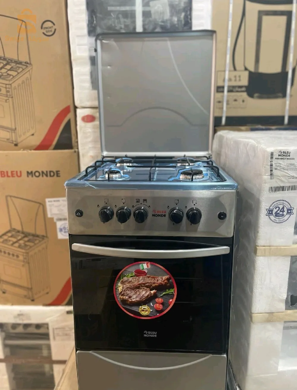 Cuisinier bleu monde