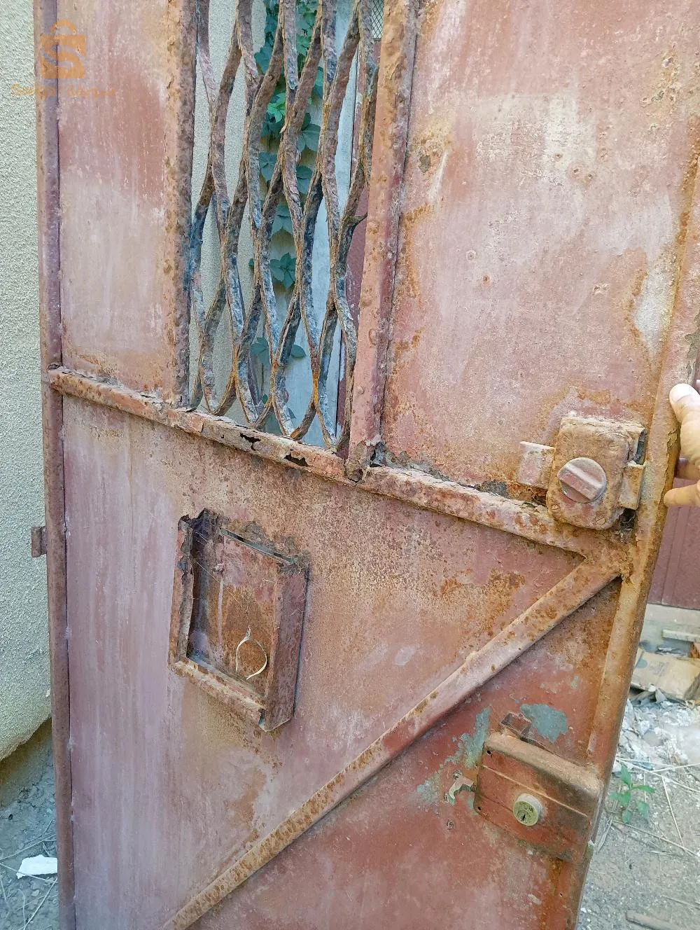 بيع باب حديد مستعمل و هوائي و ايطاجار زجاج