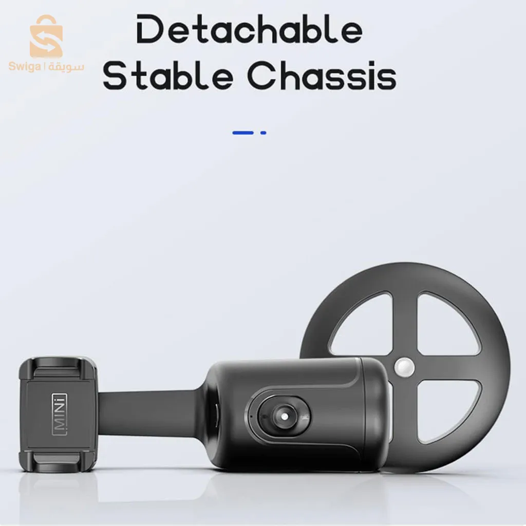 Stabilisateur de Bureau Intelligent 360° avec Suivi Automatique du Visage Pour Vlogging