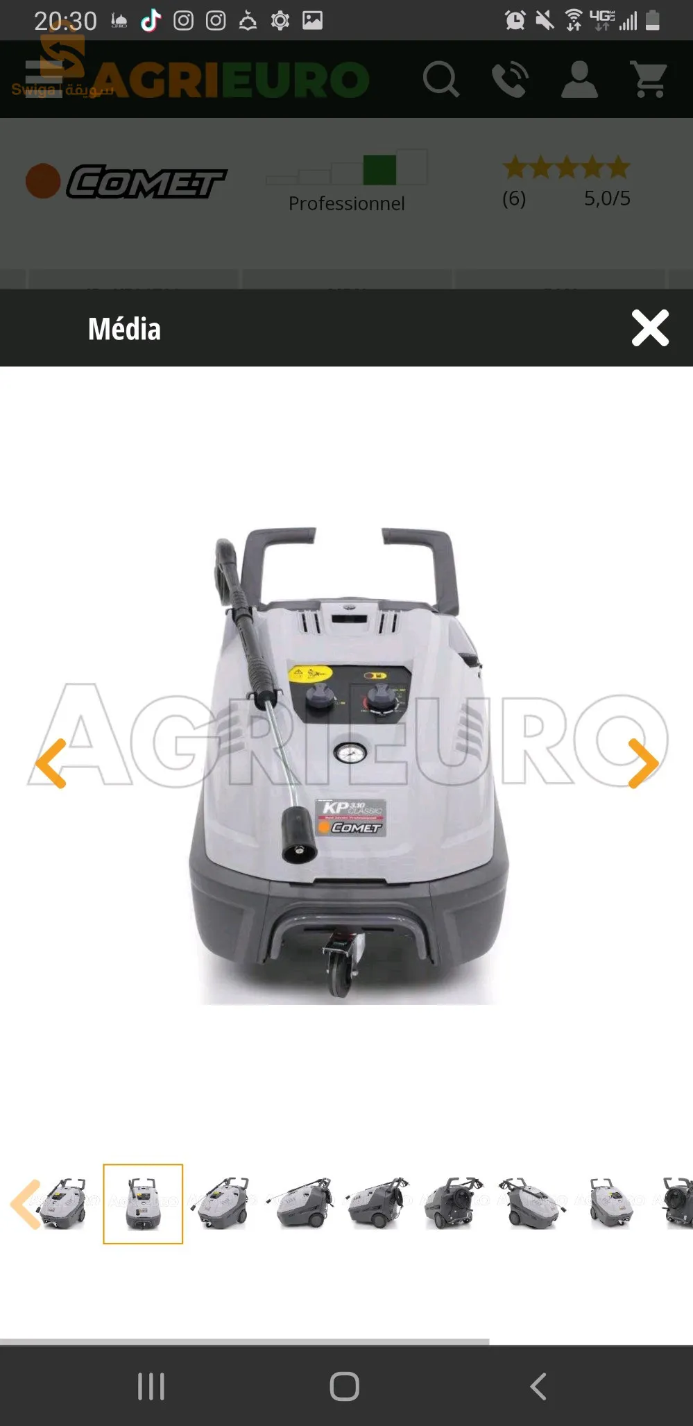 nettoyeur haut pression comac italy