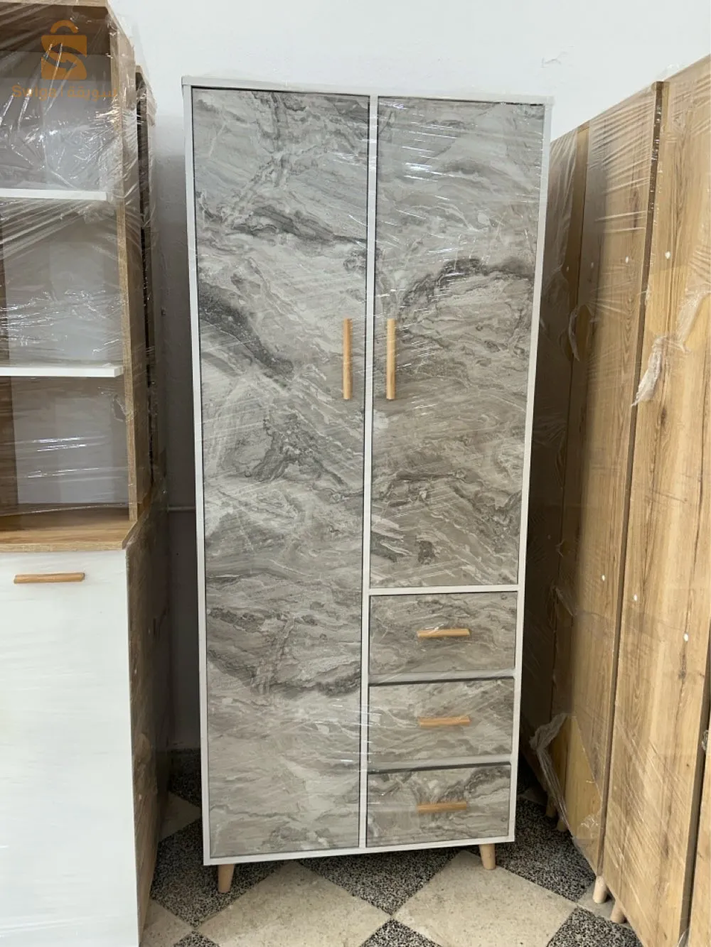 armoire 3et 2 milamin bon qualité