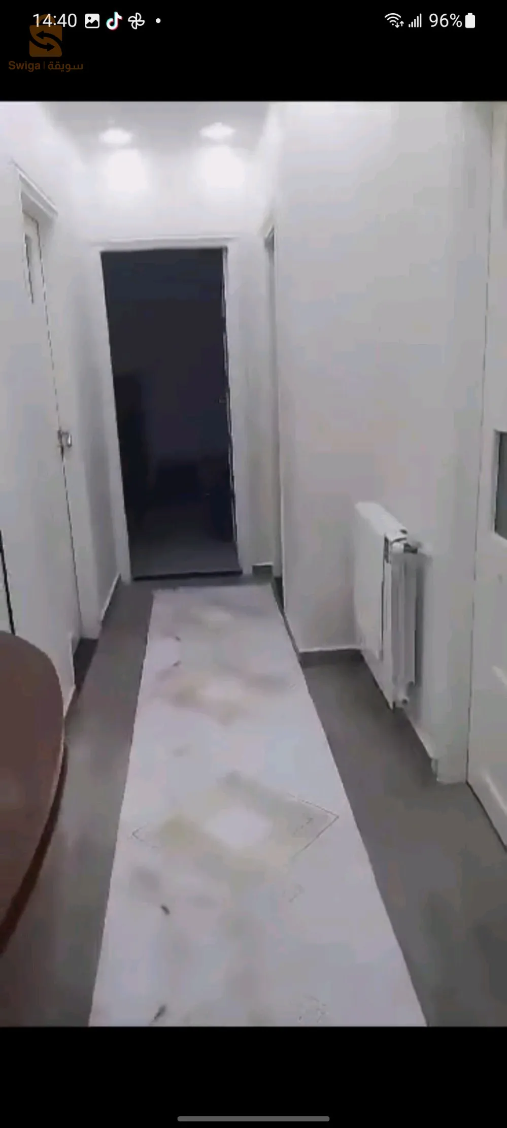 شقة مؤثثة من ثلاث غرف طابق الأرضي