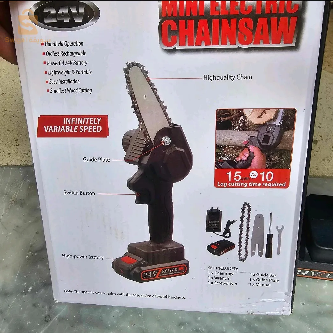 منشار خشب 24v chainsaw