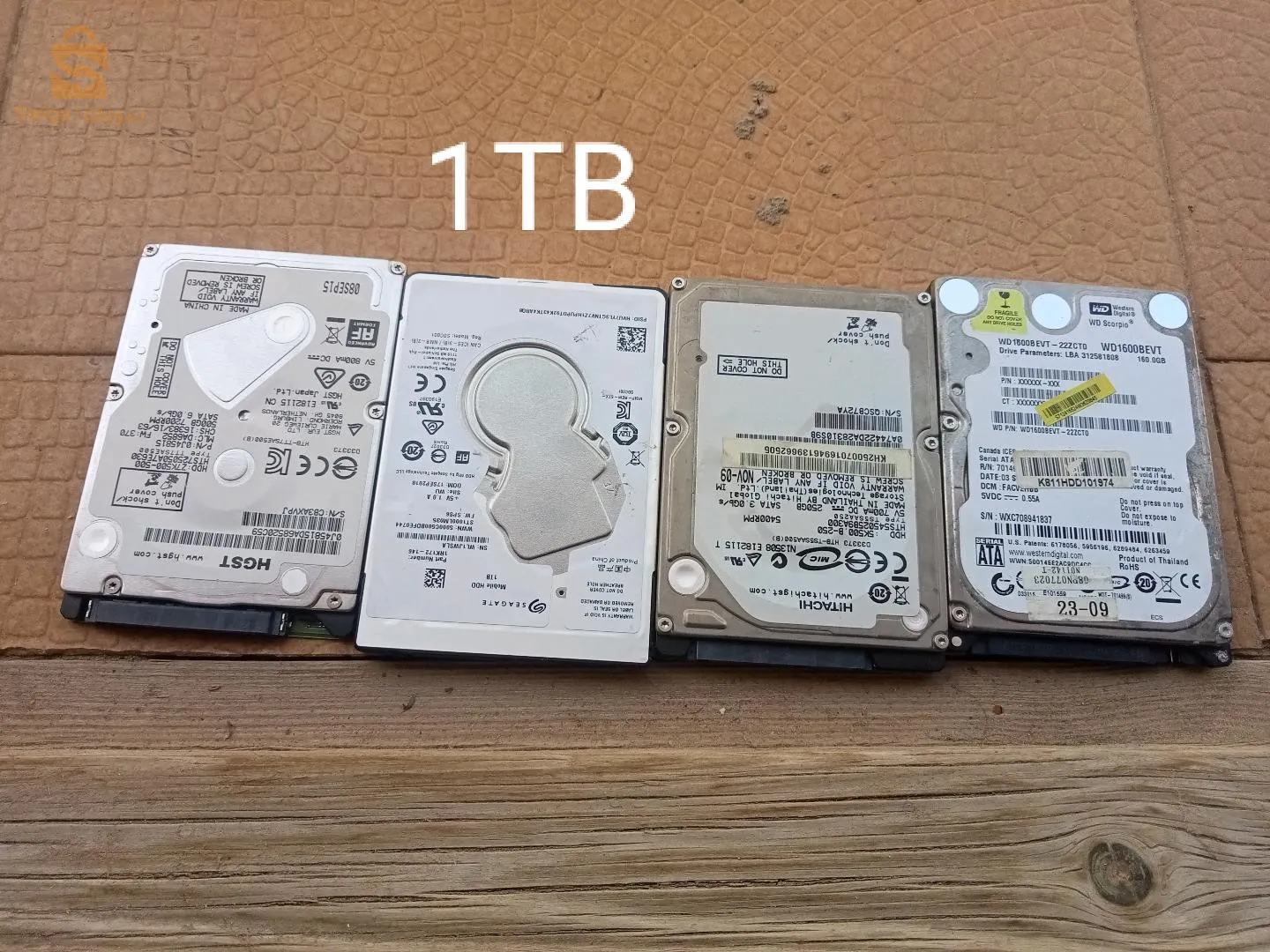 disque dur 1TB/250GB/160GB/500GB