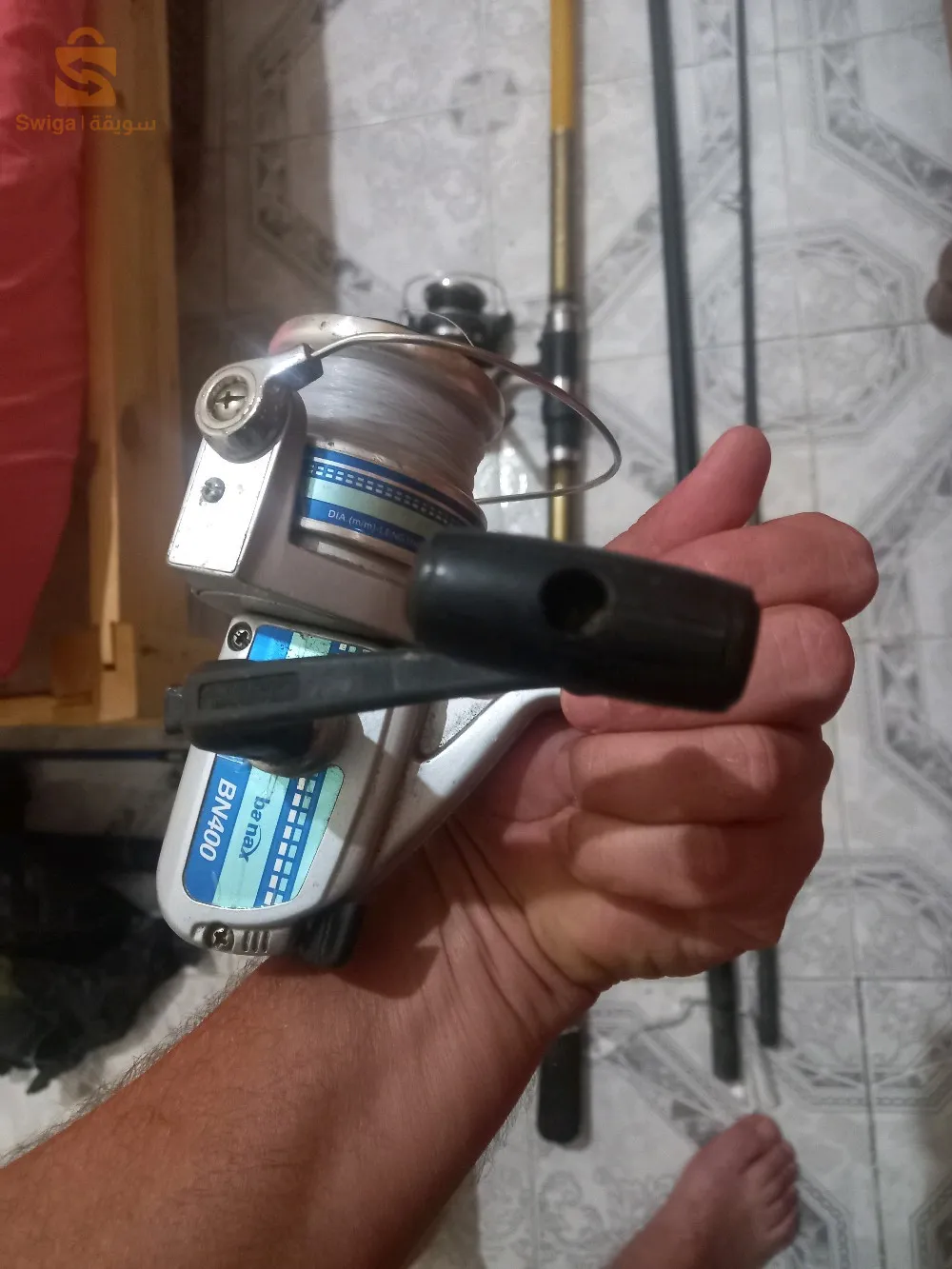 moulinet banax et ryobi canne daiwa