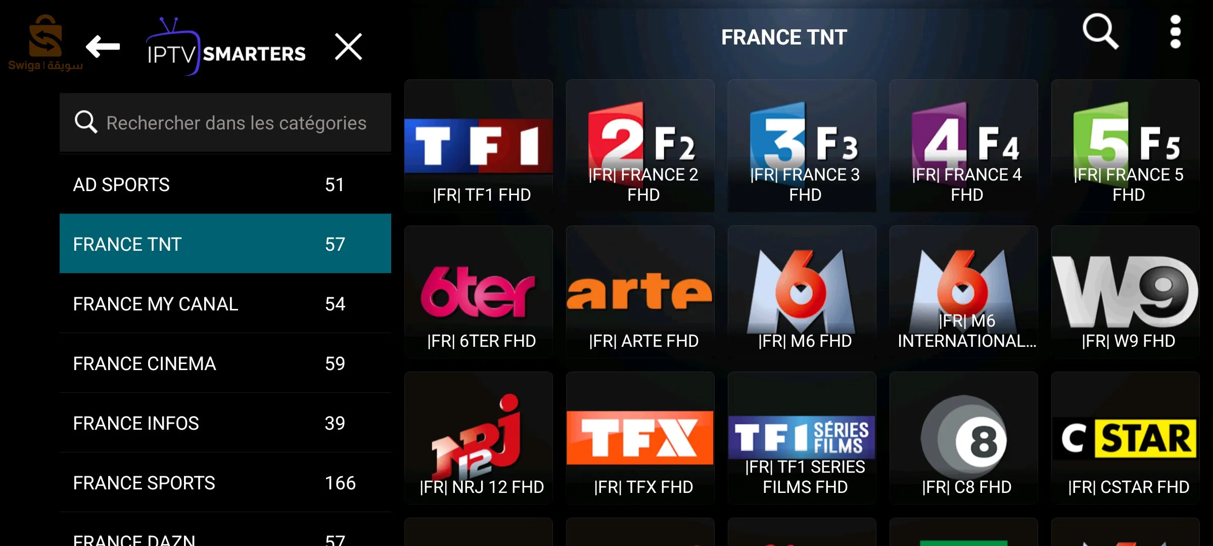 IPTV touts les chaînes sans exception