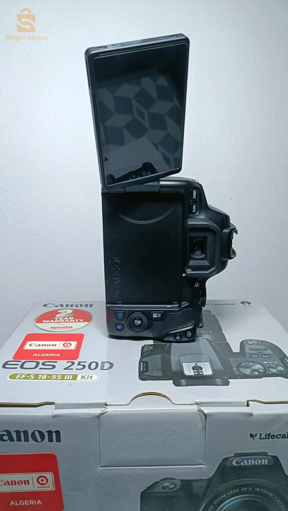 caméra canon DSLR 250D Bodi