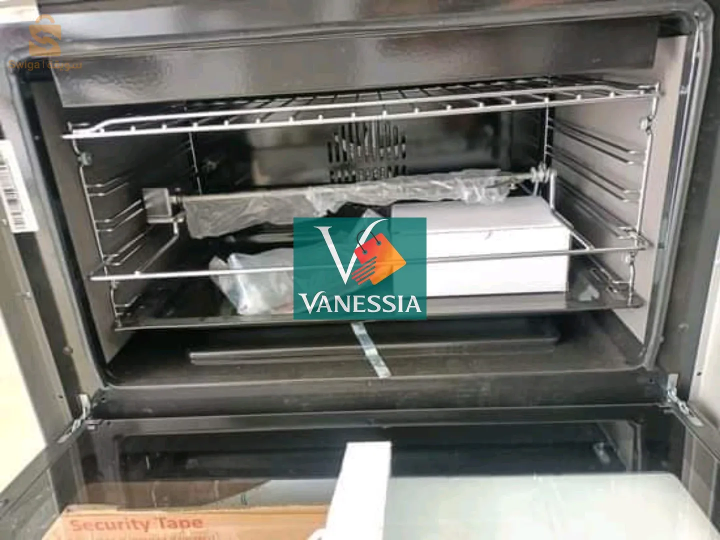 Cuisinière marque Maxwell 5 feux ventiller inox