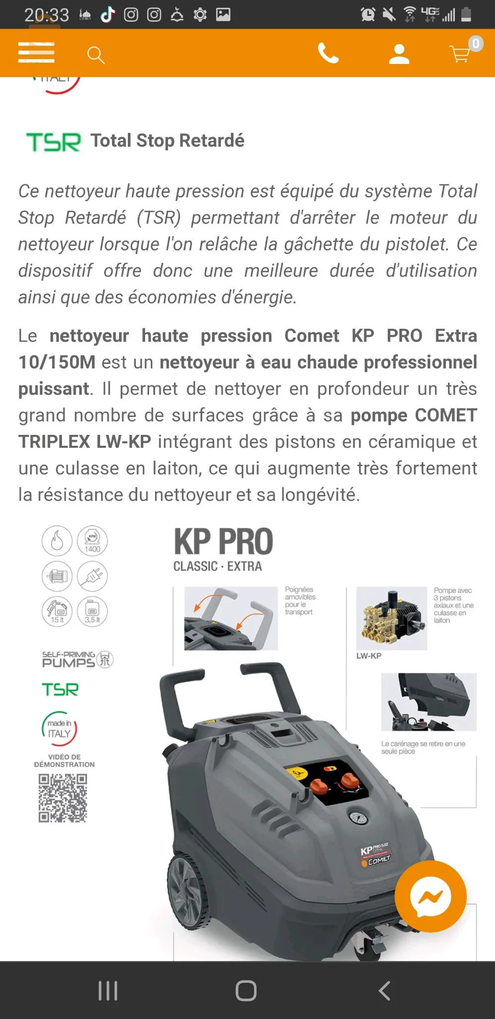 nettoyeur haut pression comac italy