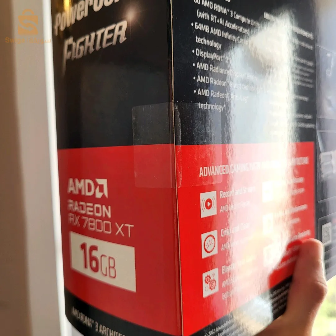 carte graphique PowerColor Fighter AMD Radeon RX 7800 XT 16GB GDDR6 sous blister