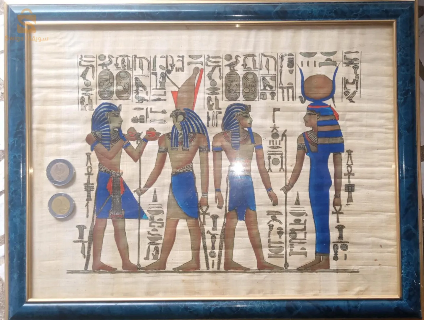 تحفة فنية قديمة مرسومة يدوي على ورق من خشب 
( قسنطينة )