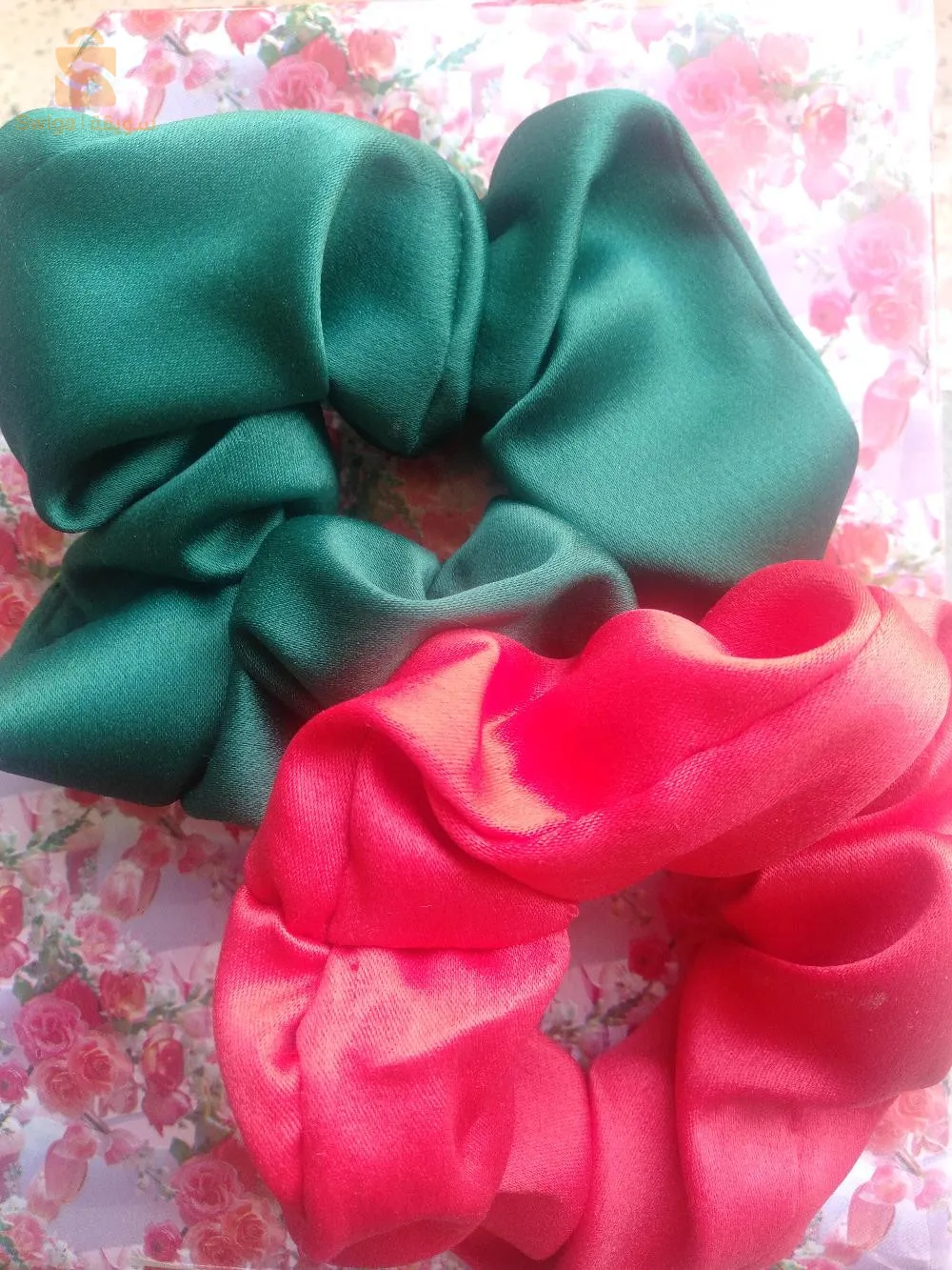 satin scrunchies