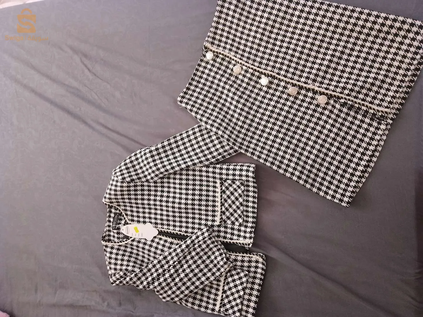 ensemble noire et blanc