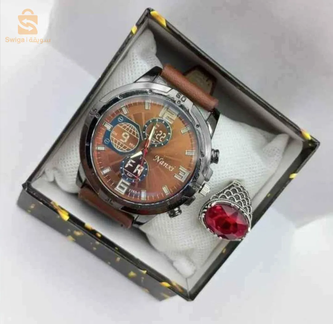 Different men's watches with ring and box 🎁✅