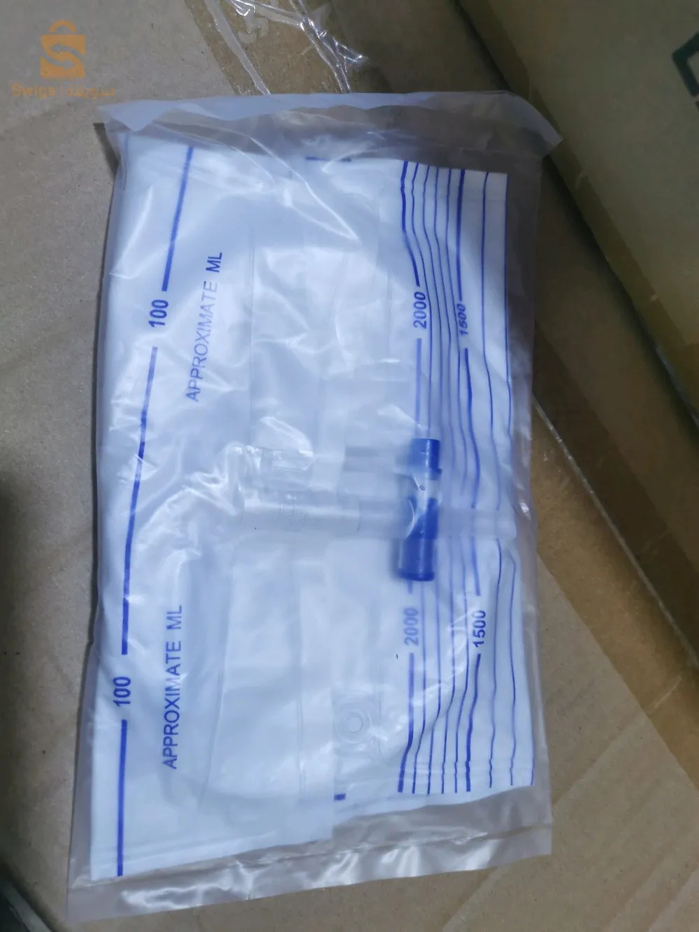 Poche à urine adulte en T vidangeable