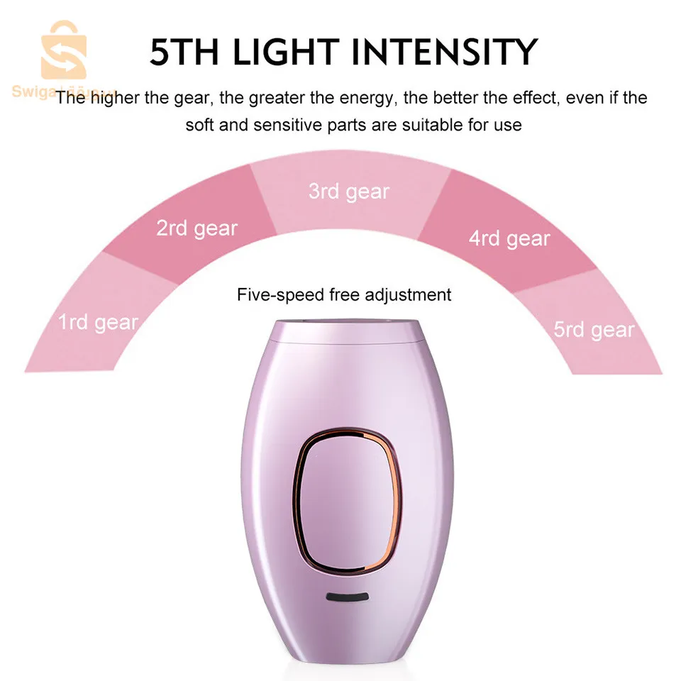 Home laser IPL for painless hair removal