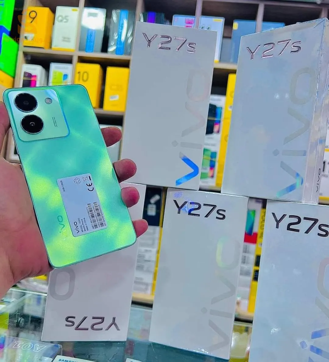 Vivo Y17s  4+128GB🔥

Specs:
↙6.56 inches with 840 nits
↙4GB + 4GB Extended ram
128 GB ROM/internal storage expandable up to 1TB
↙Rear Camera: 50MP  + 2MP
Front Camera: 8MP front effect/light effect/ Bokeh
↙Android 13 latest edition (Funtouch OS 13)
Processor: Mediatek Helio G85( 12nm. 2.0 Ghz)
↙Battery: 5000mAh 15W Fast charge Type C
↙Color: Glitter Purple/Forest Green