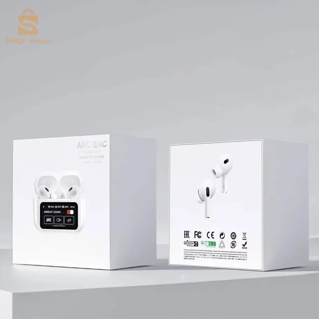 Écouteur Bluetooth Écran tactile LCD couleur intelligent ANC Réduction du bruit