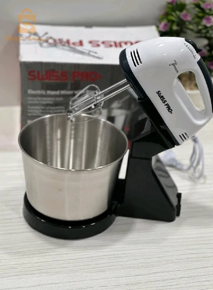 🔥ب350الف برك 🤤
✅ batteur Avec bol swiss pro +﻿
 ✅250 w ﻿ 
✅ Trés Bonne qualité 

🚚 توصيل متوفر لجميع الولايات 😍 
والدفع بعد الاستلام ..اطلب الآن !!
#لوازمالحلويات #متريال #خلاطكهربائي #باتور #بيترا