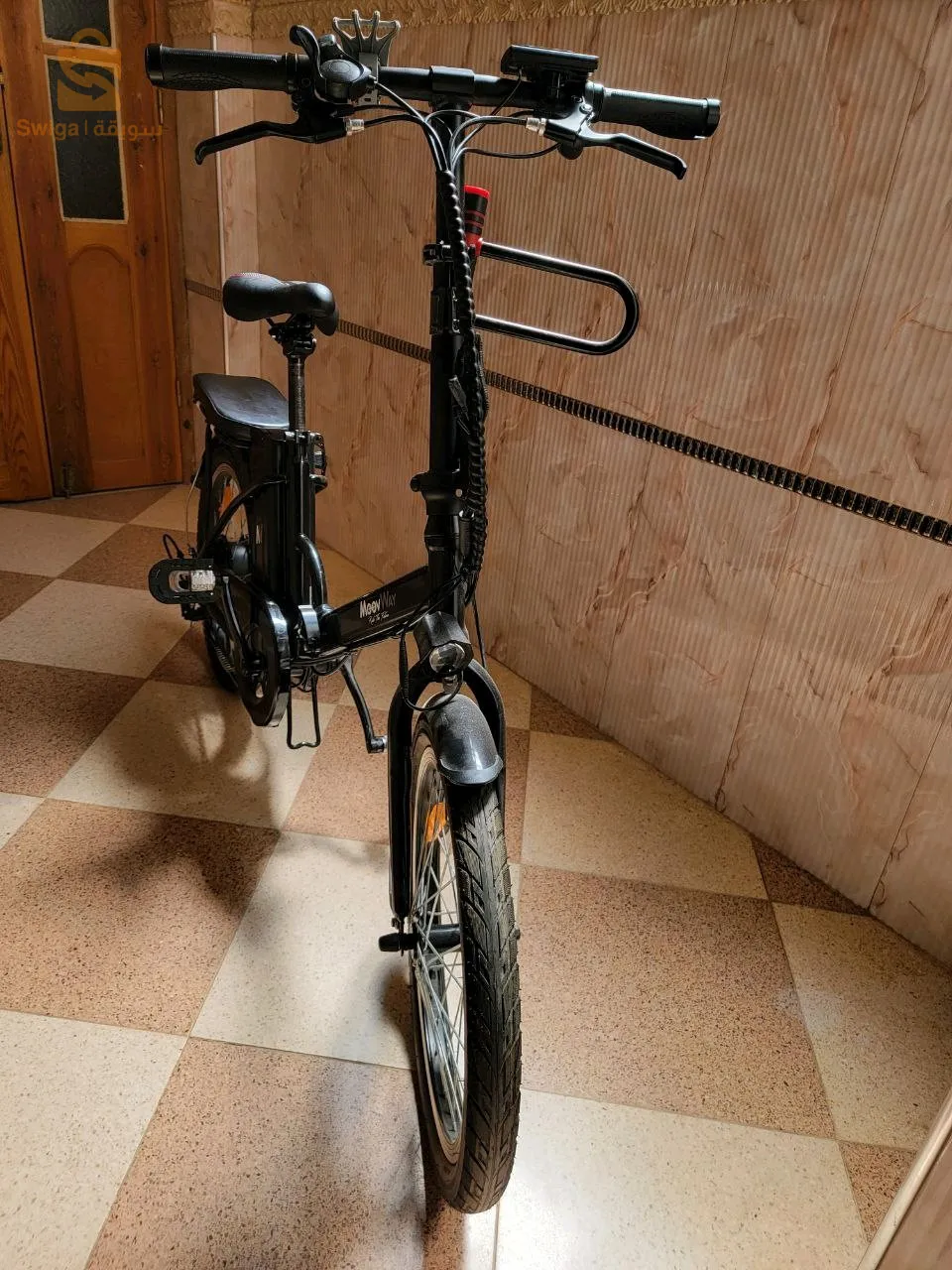 دراجة كهربائية جديدة قابلة للطي 95 كيلو ماركة MOOVWAY FRANCE مع الشاحن